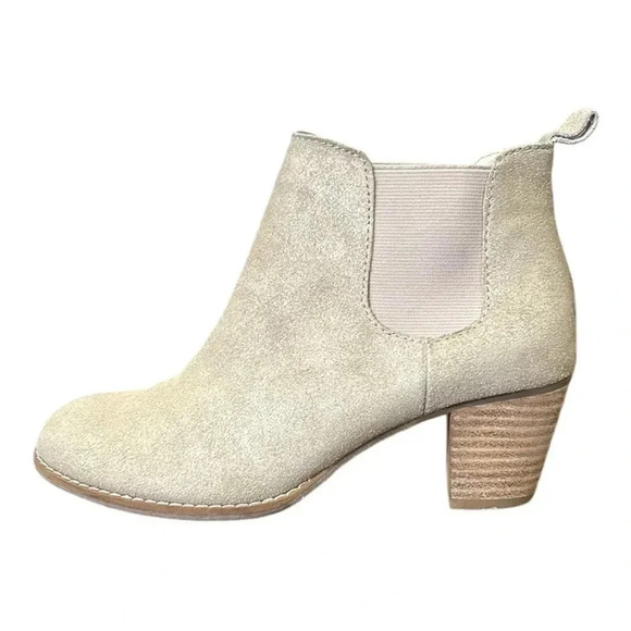 Anthropologie Bellissima Dolce Vita Ankle Boots Booties in Sand Size 6.5 - Picture 4 of 12